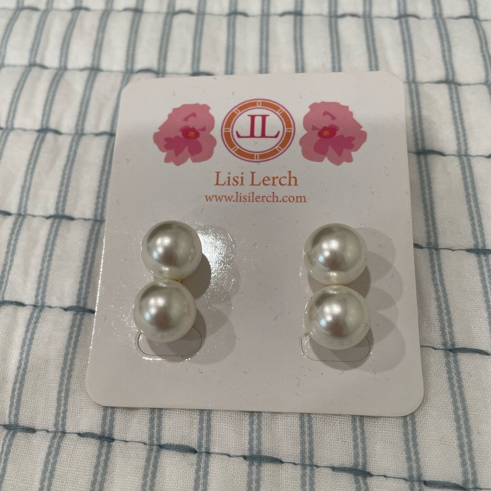 Lisi Lerch Pearl Stud Earrings